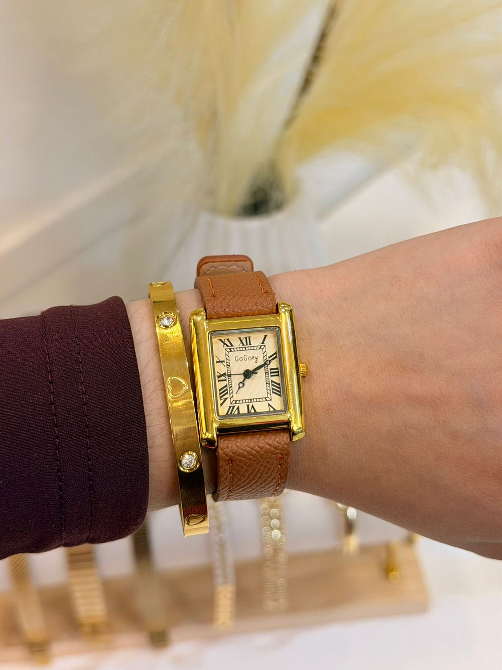 Reloj Efecto Cuero