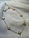 Cadena Trebol Blanca