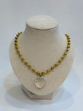 Collar corazon de cristal